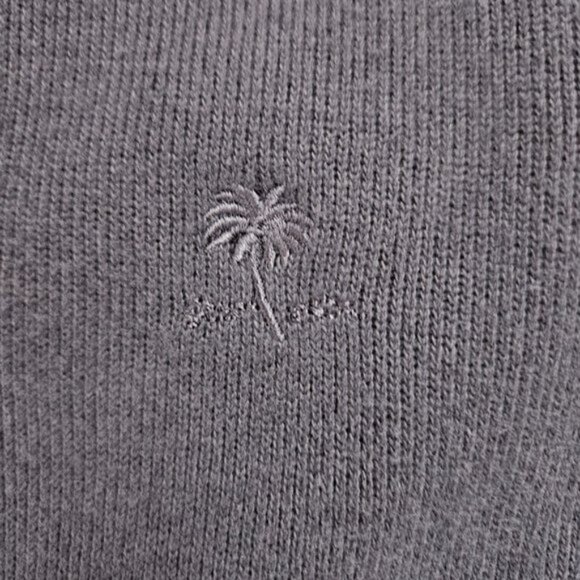 Island Shores Blue 1/4 Zip Pullover Sweater - Picture 3 of 9